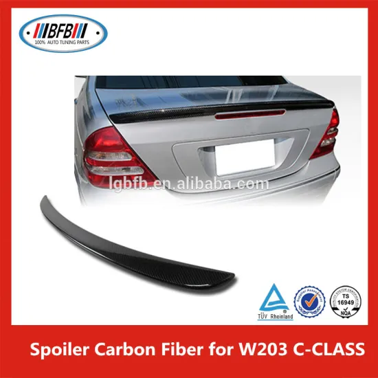 Carbon Fiber Rear Roof Spoiler Wing Lip Fit For B ENZ C W203