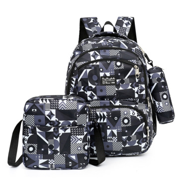 3 Pieces of Cartoon School Backpack