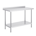 Heavy duty stainless steel prep table