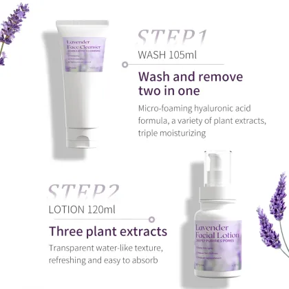 Best Moisturizing Facial Products for Sensitive Skin: Snail, Papaya, Lavender Acne Treatment Skin Care Set