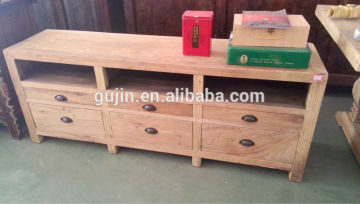 Reclaimed Wood Rustic TV Stand Media Console Entertainment Center