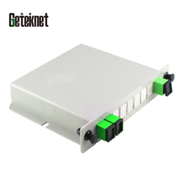 1X2 Optical Fiber Splitter Box Assembled with SC APC Connectors