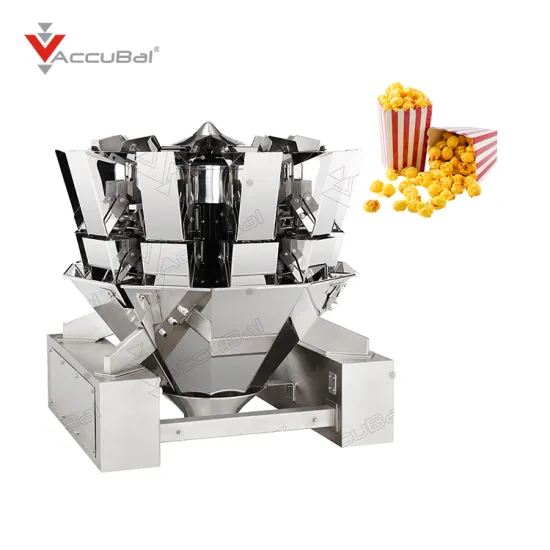 Automatic Multihead Weigher for High Accuracy Snack Nuts Packaging