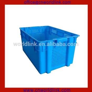 Heavy Duty 50kgs Plastic Mesh Fruits & Vegetable Crate