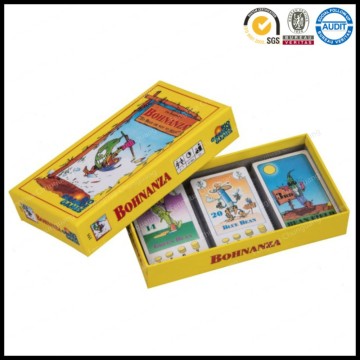 Customized logo good quality wholesale OEM paper board card games set for Kid