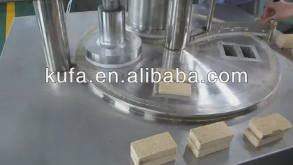 Industrial compressed cookies making machine