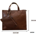 Bolsa inglesa vintage masculina