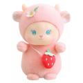 Pink lamb children's sleep soothing plush toy decoration