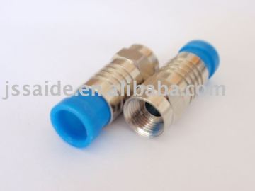 (1020) F male compression connector