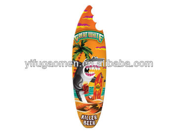 great white surfboard sign