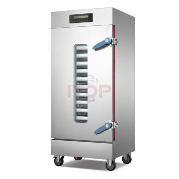 Electric Food Steamer with 12 Trays - Microcomputer Controlled Industrial Rice Steamer Cabinet