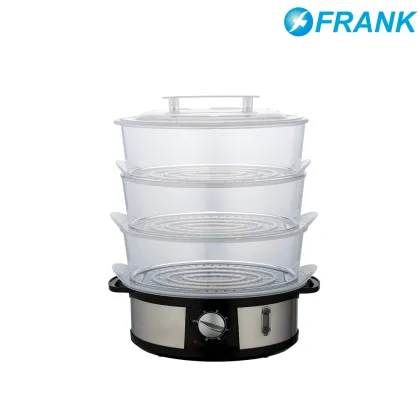 Modern Four-Stage Transparent Electric Steamer