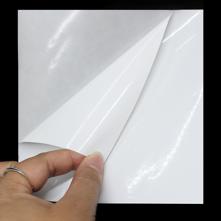 White Polypropylene Pearl Film Self Adhesive Label