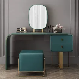 Wooden Dressing Table Vanity with LED Mirror