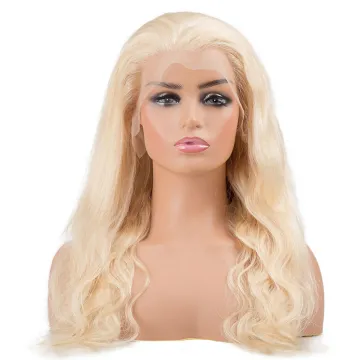 wholesale 613 BodyWave Hd Lace Wigs Human Hair Vendors Virgin Hair Transparent Full Lace Wig Blonde Body Wave Lace Frontal Wig