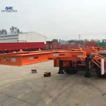 40ft 3Axles Skeleton Semi Trailer Manufacturing Company
