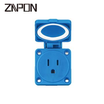 Znpon Typ Z134U 15A 125V IP54 Elektrischer US -Sockel