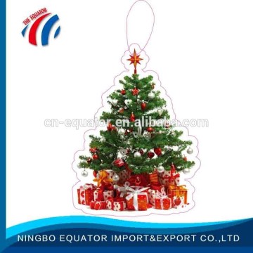 Customized high quality air freshener christmas tree