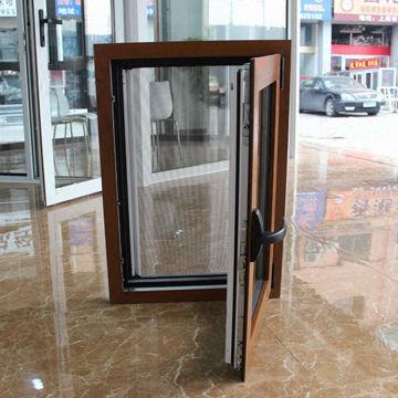 New style aluminum window, aesthetic and functional design with roller invisible fly screen inside