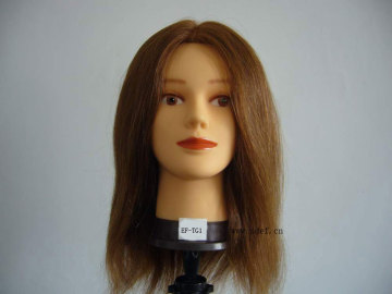 100% Human Hair Female Mannequin Head (EF-TG1)