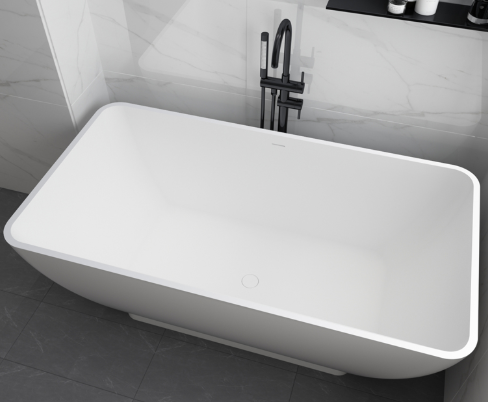Freestanding Solid Surface Small Acrylic Bathtub