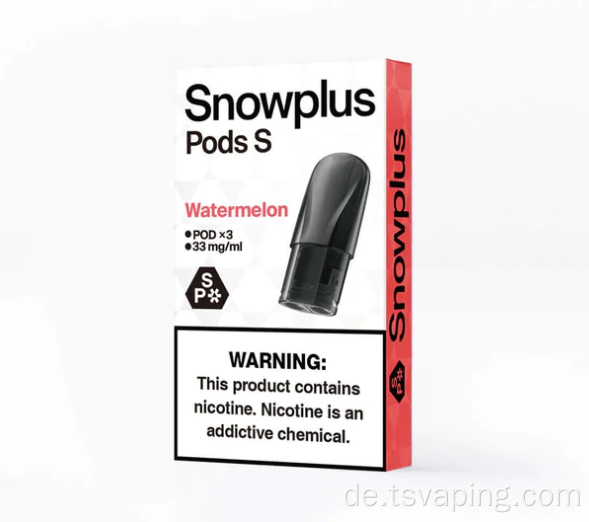 Snowplus Erleben Sie eine reichere E-Zigarette-Pod aus.