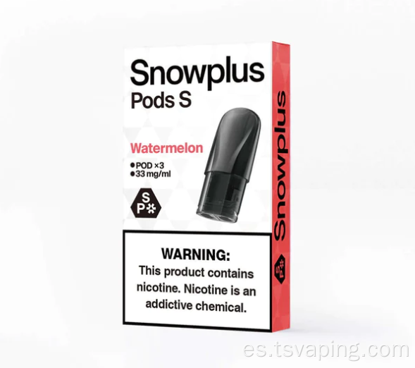 Snowplus Experience más rico sabor e-cigorette pod