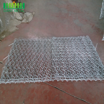 Hot-dicelup Galvanis Ketahanan Korosi Woven Gabion Box