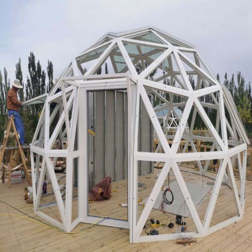 Greenhouse insulated glass panels