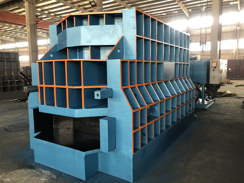 Horizontal Iron Steel Aluminum Container Type Scrap Shear