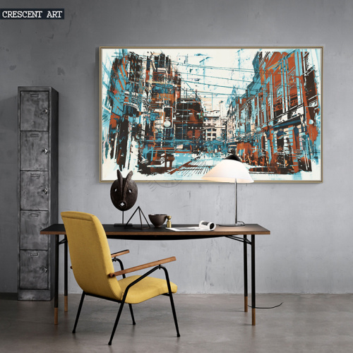 Architecture Decoration Abstract Canvas Print