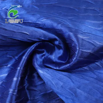 Back Crepe Satin PD Crumpled Fabric