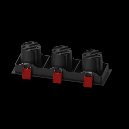 Adjustable LED Downlight Anti-Glare Double Three-Head Spotlight