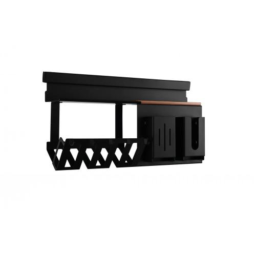 Black Kitchen Dish Rack with Hook