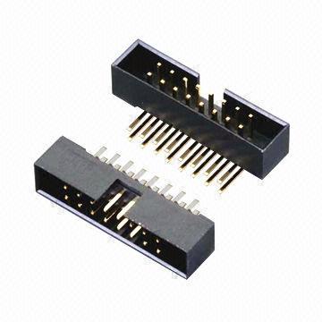 2.0mm Box Header Connectors, Made of Nylon 66, UL94V-2, 250V AC/DC Voltage Rating