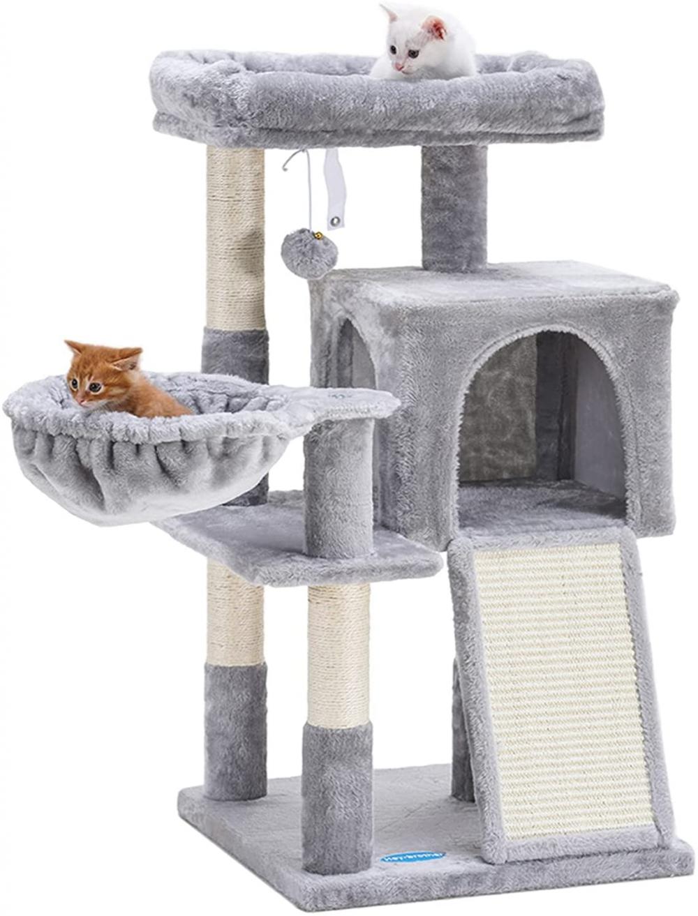 Cat Tree with Sisal Scratching Posts