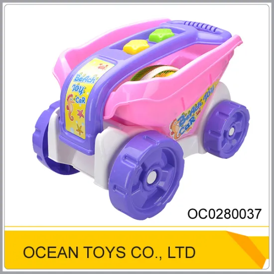 Summer colorful beach tool plastic toy truck OC0280037