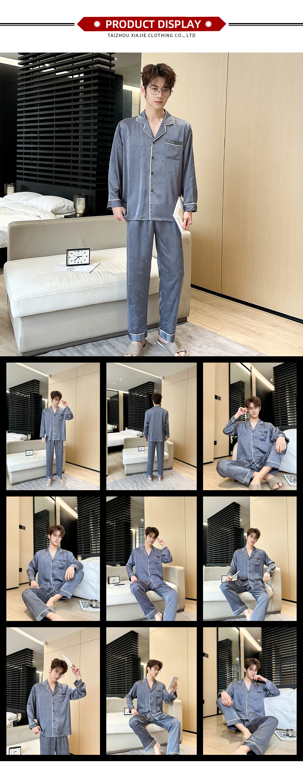 Long-sleeve Pajama Set2-32-X