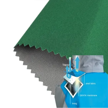 100% Polyester Tricot Laminated PTFE Membrane Hardshell 3-Layer Waterproof Fabric for Windbreaker
