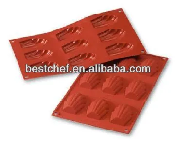 9 madeleine pastry baking moulds