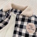 Lambs Wool Plaid Boy's Top