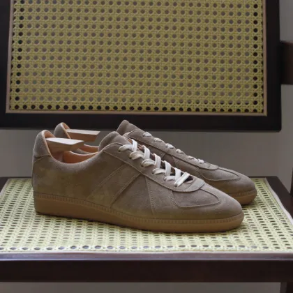 Kemayanni Couple Retro Leather Low Cut Sports Shoes