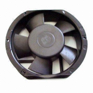 Axial Fan with Ball Bearing Style, Made of PBT Plastic