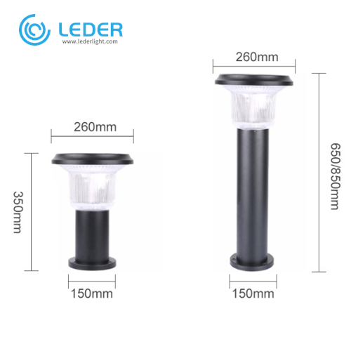 LEDER 4.5W SMD2835 โคมไฟสนาม LED สีดำ