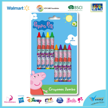 Peppa Babi 8 Piece Crayon Set