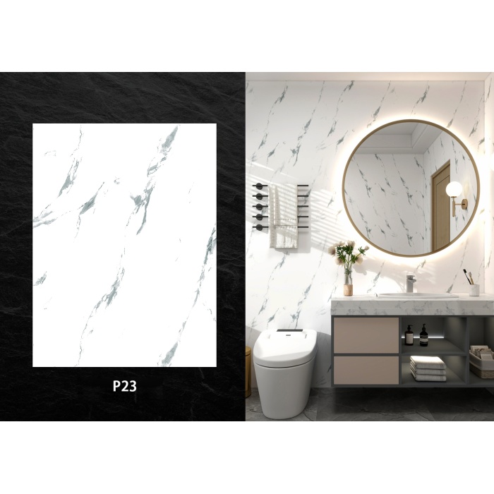 แผงผนัง SPC ที่ทนทานการบำรุงรักษาต่ำสไตล์มินิมอล