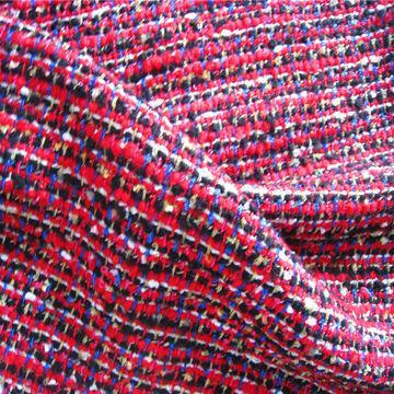 Tweed Fabric in Chenille Yarn