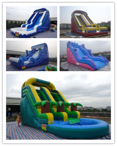 Commercial Grade Inflatable Slide with Pool