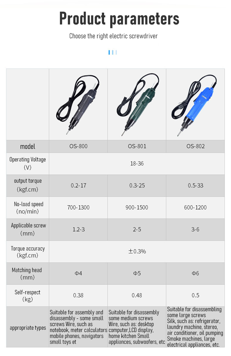 Electric screwdriver Semi-automatic electric driver screw