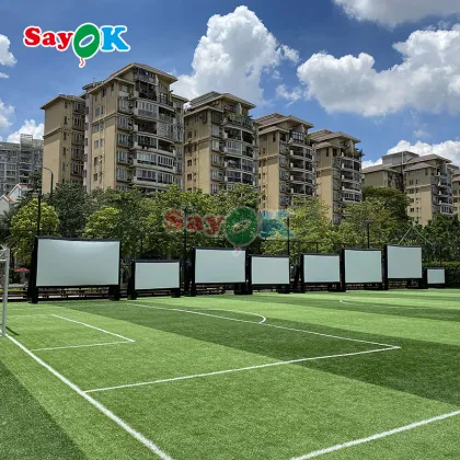 Mobile Inflatable Projection Screens for Outdoor Advertising